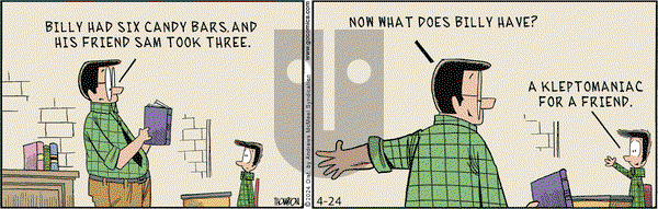 Grand Avenue on Wednesday April 24, 2024 Comic Strip