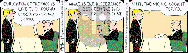 The Born Loser on Wednesday March 16, 2016 Comic Strip