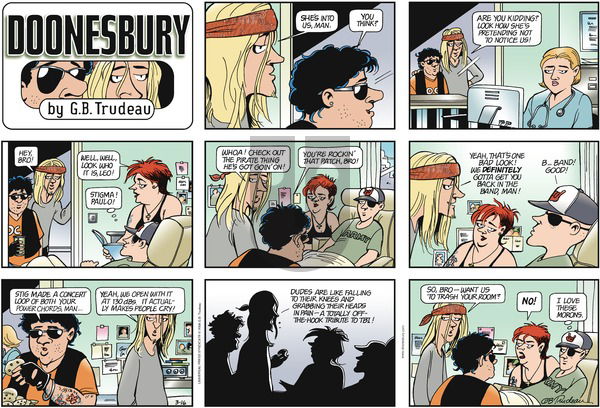 Doonesbury on Sunday March 16, 2008 Comic Strip