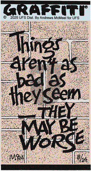 Graffiti on Thursday August 14, 2025 Comic Strip