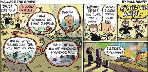 Wallace the Brave on Sunday October 11, 2020 Comic Strip