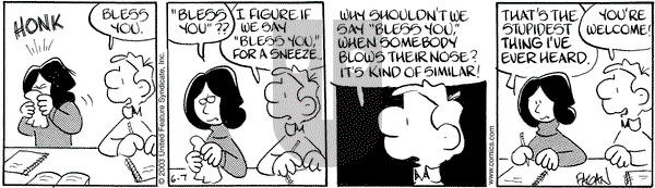 Drabble on Saturday June 7, 2003 Comic Strip