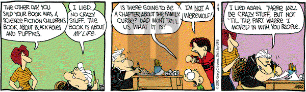 The Buckets on Thursday November 4, 2010 Comic Strip
