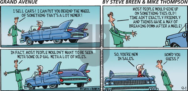Grand Avenue on Sunday September 1, 2013 Comic Strip
