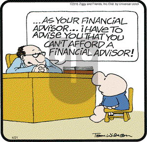 Ziggy on Thursday April 21, 2016 Comic Strip