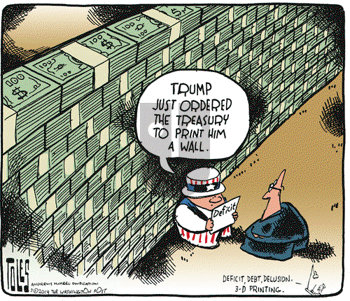 Tom Toles on Tuesday March 12, 2019 Comic Strip