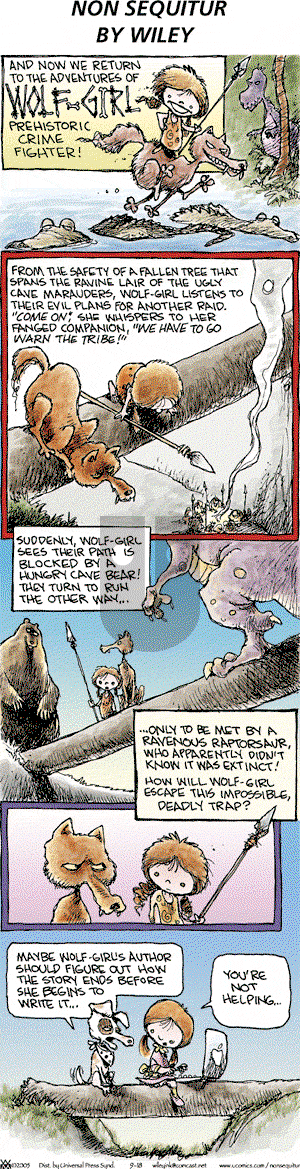 Non Sequitur on Sunday July 9, 2006 Comic Strip