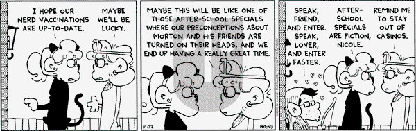 FoxTrot on Monday October 27, 2003 Comic Strip