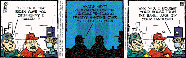 La Cucaracha on Thursday February 11, 2021 Comic Strip