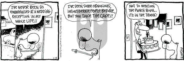 The Duplex on Wednesday January 15, 1997 Comic Strip