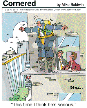 Cornered on Monday September 26, 2016 Comic Strip