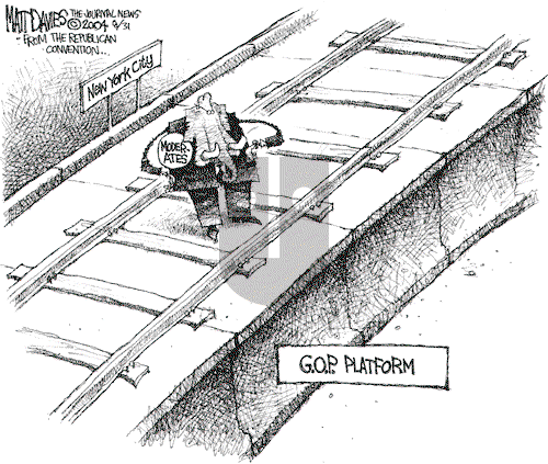 Matt Davies on Monday August 30, 2004 Comic Strip