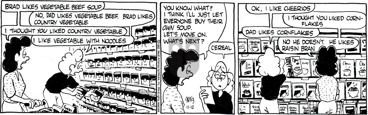Luann - Friday November 12, 1993 Comic Strip