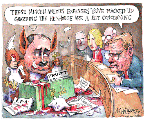 Matt Wuerker on Wednesday April 25, 2018 Comic Strip