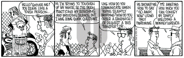 Monty on Thursday March 10, 2005 Comic Strip