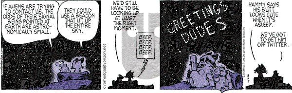 Over the Hedge on Saturday August 7, 2010 Comic Strip