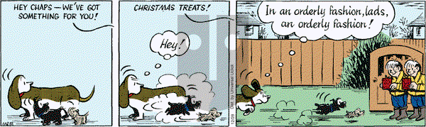 Fred Basset on Friday December 28, 2012 Comic Strip