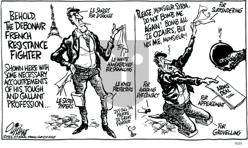 Pat Oliphant on Friday October 31, 1986 Comic Strip