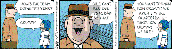 The Born Loser on Saturday October 3, 2015 Comic Strip