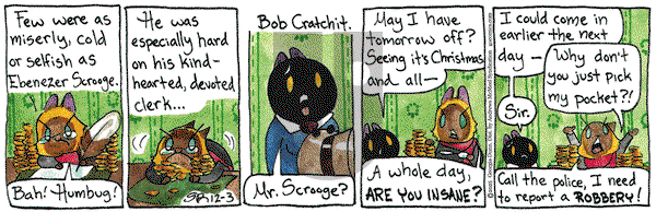 Breaking Cat News on Wednesday December 3, 2025 Comic Strip