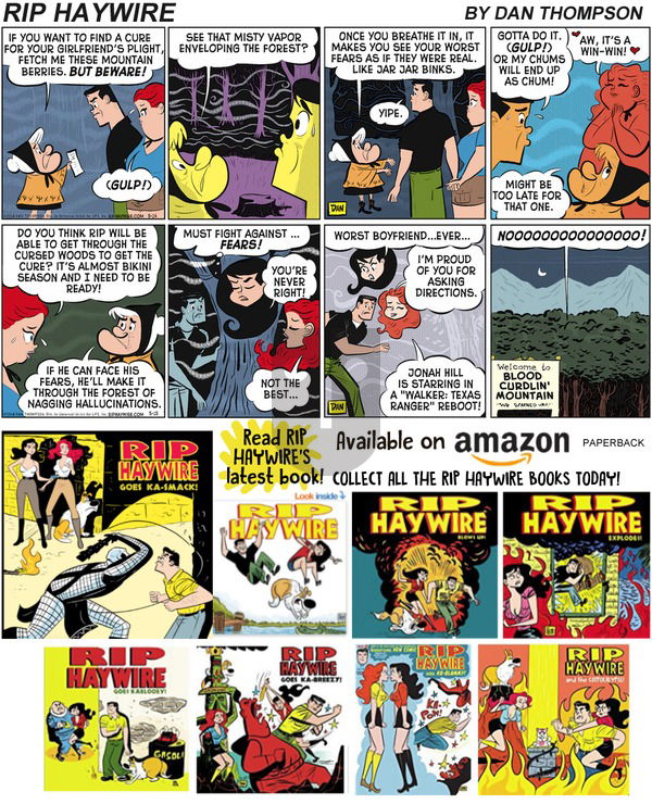 Rip Haywire on Sunday April 21, 2019 Comic Strip