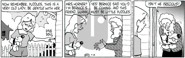 Luann on Monday July 16, 2001 Comic Strip