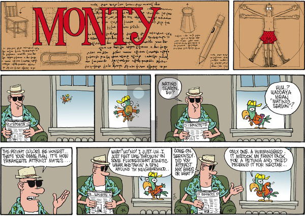 Monty on Sunday May 29, 2016 Comic Strip