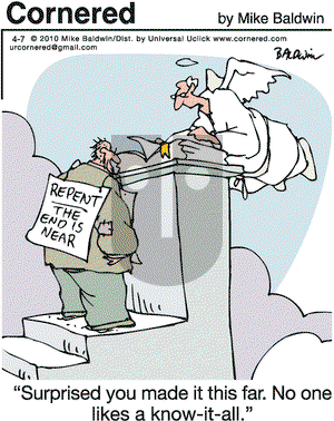 Cornered on Wednesday April 7, 2010 Comic Strip