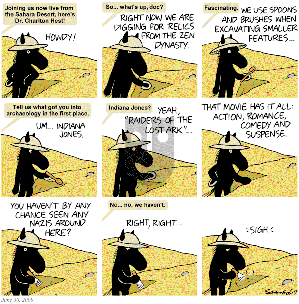 Dark Side of the Horse on Sunday May 8, 2011 Comic Strip