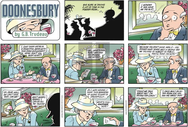 Doonesbury on Sunday November 24, 2002 Comic Strip
