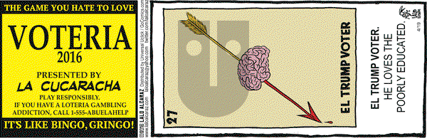 La Cucaracha on Tuesday April 19, 2016 Comic Strip