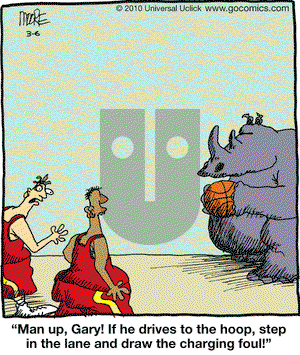 In the Bleachers on Saturday March 6, 2010 Comic Strip