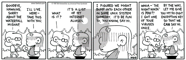 FoxTrot on Tuesday August 5, 1997 Comic Strip