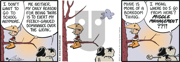 DeFlocked on Tuesday September 2, 2014 Comic Strip