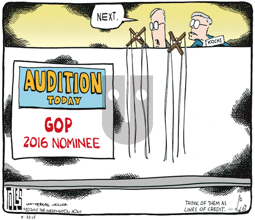 Tom Toles on Thursday April 23, 2015 Comic Strip