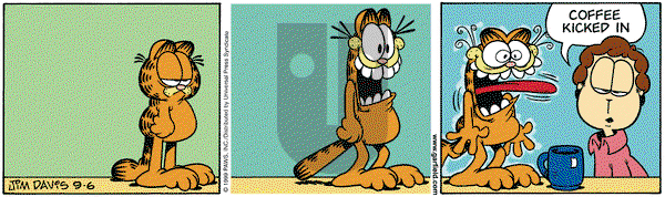 Garfield - Monday September 6, 1999 Comic Strip
