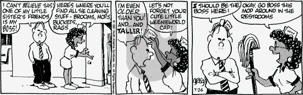 Luann on Friday July 26, 1991 Comic Strip