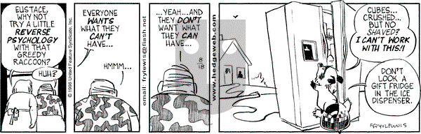Over the Hedge on Tuesday August 18, 1998 Comic Strip