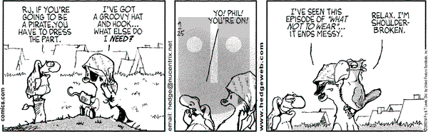Over the Hedge on Thursday September 25, 2003 Comic Strip