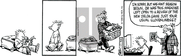 Betty on Monday November 30, 1998 Comic Strip