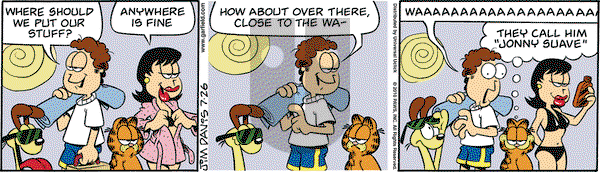 Garfield on Monday July 26, 2010 Comic Strip