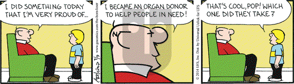 The Born Loser on Wednesday July 9, 2014 Comic Strip