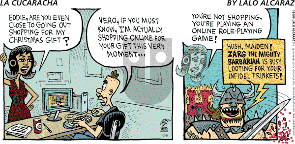 La Cucaracha on Sunday December 6, 2009 Comic Strip