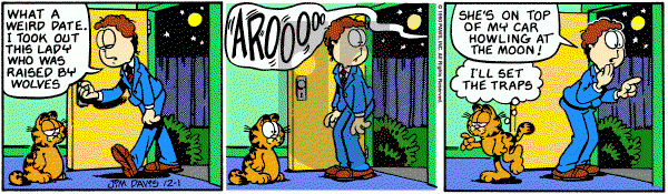 Garfield on Saturday December 1, 1990 Comic Strip