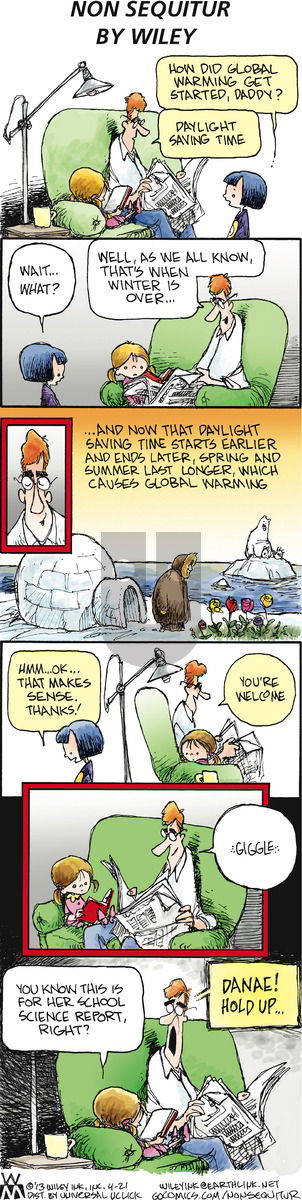 Non Sequitur on Sunday April 21, 2013 Comic Strip