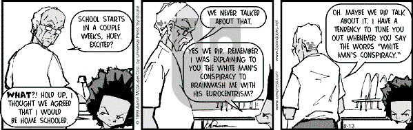 The Boondocks on Friday March 16, 2007 Comic Strip