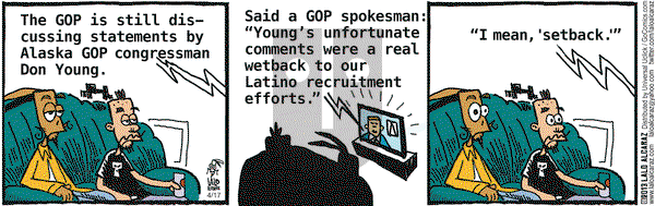 La Cucaracha on Wednesday April 17, 2013 Comic Strip