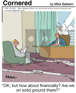 Cornered on Monday June 29, 2015 Comic Strip