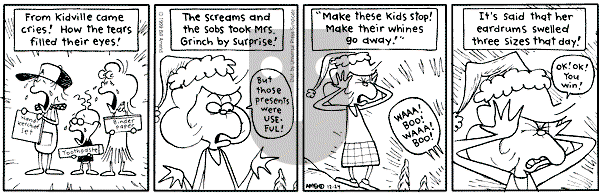 FoxTrot on Friday December 24, 1999 Comic Strip