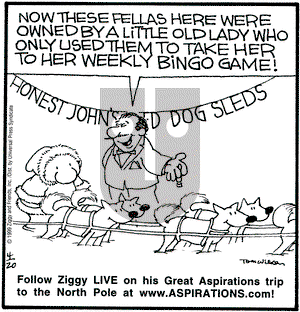 Ziggy on Tuesday April 20, 1999 Comic Strip